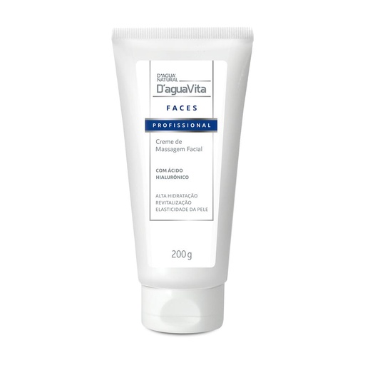[CREME DE MASSAGEM FACIAL COM ÁCIDO HIALURÔNICO D água Natural] CREME DE MASSAGEM FACIAL COM ÁCIDO HIALURÔNICO D água Natural