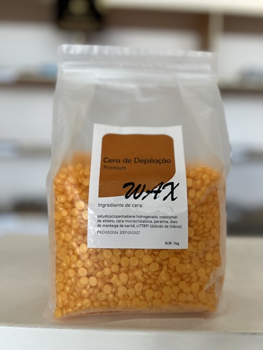 [CERA ANTI ALÉRGICO OURO GLITTER 1KG] CERA ANTI ALÉRGICO OURO GLITTER 1KG
