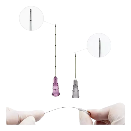 [CANNULAS 18G 50MM PARA ACIDO HYALURONICO] CANNULA 18G 50MM PARA ACIDO HYALURONICO