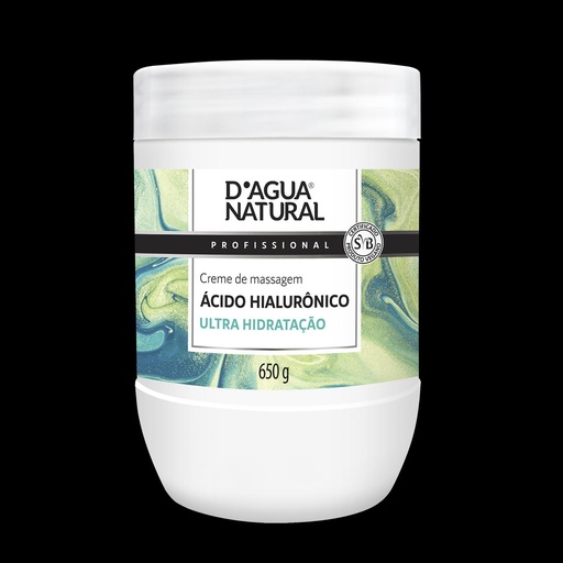 [CREME MASSAGEM ACIDO HIALURONICO 650G] CREME HIDRATAÇÃO ACIDO HIALURONICO 650G