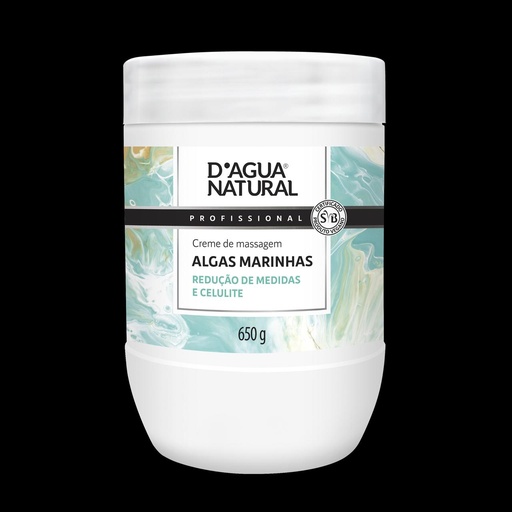 [CREME MASSAGEM ALGAS MARINHAS 650G] CREME MASSAGEM REDUTOR ALGAS MARINHAS