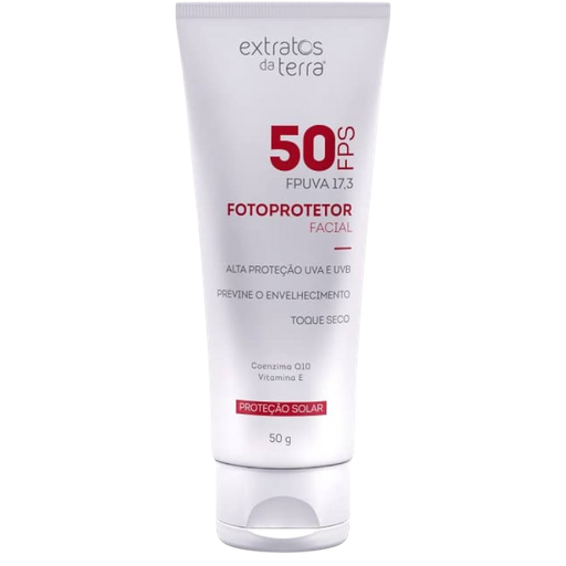 [FOTOPROTETOR FACIAL FPS 50G EXTRATO DA TERRA] FOTOPROTETOR FACIAL FPS 50G